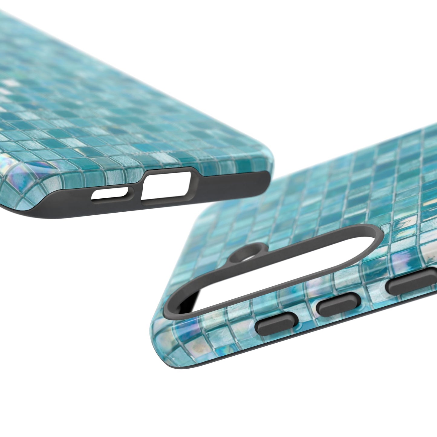 Hot Blue Mosaic Tile Tough Case