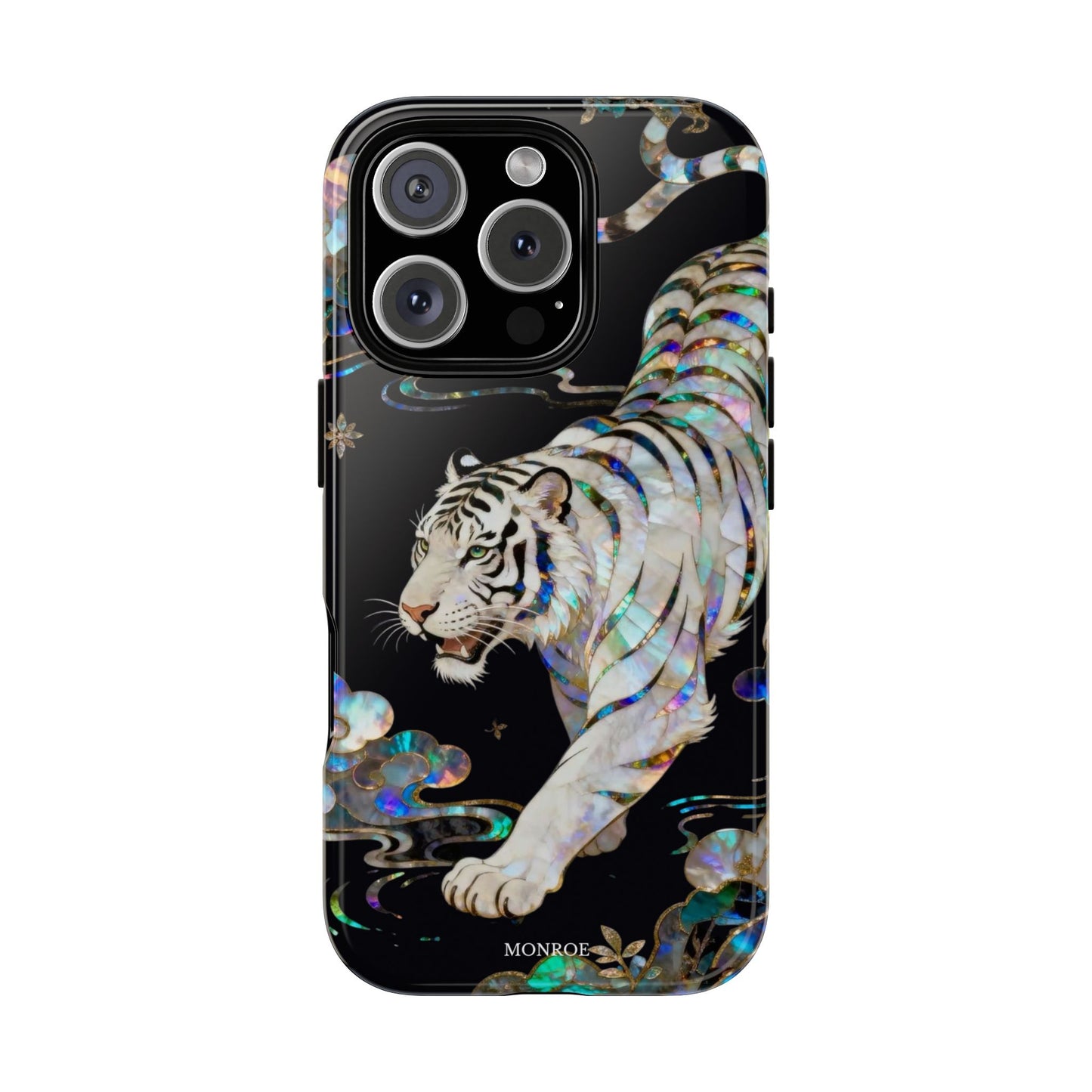 Iridescent White Tiger Tough Case