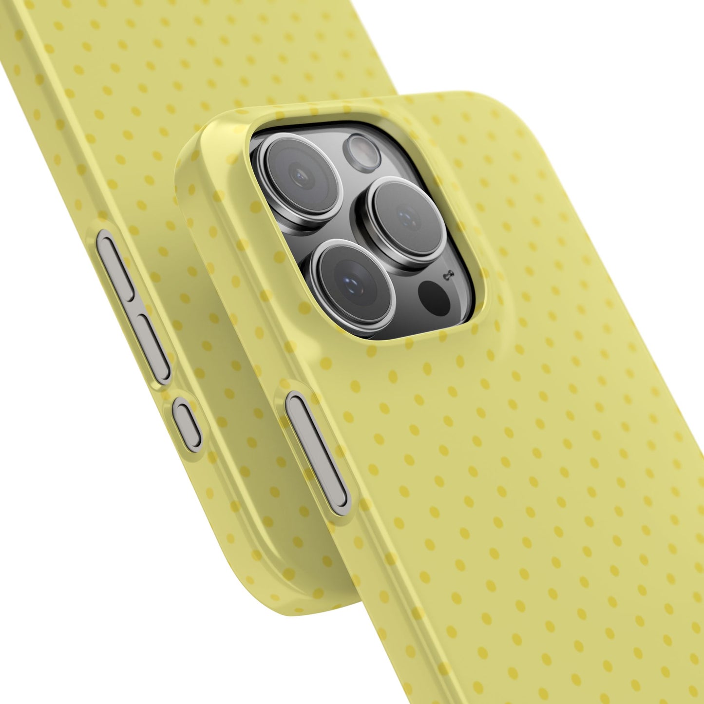 Yellow Polka Dot Snap Phone Case