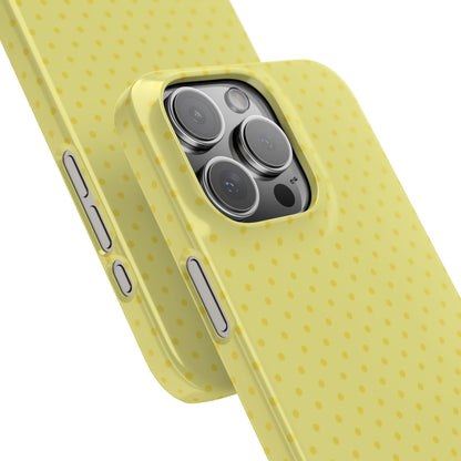Yellow Polka Dot Snap Phone Case