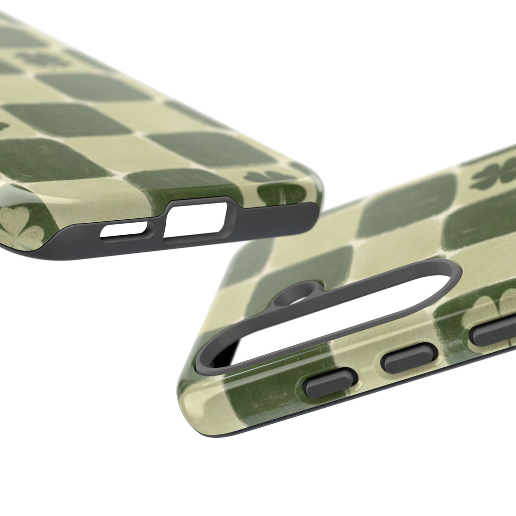 Clover Checker Tough Phone Case