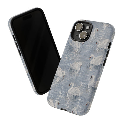 Swan Pattern Tough Case