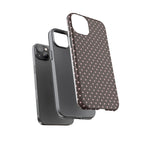 Brown Polka Phone Case