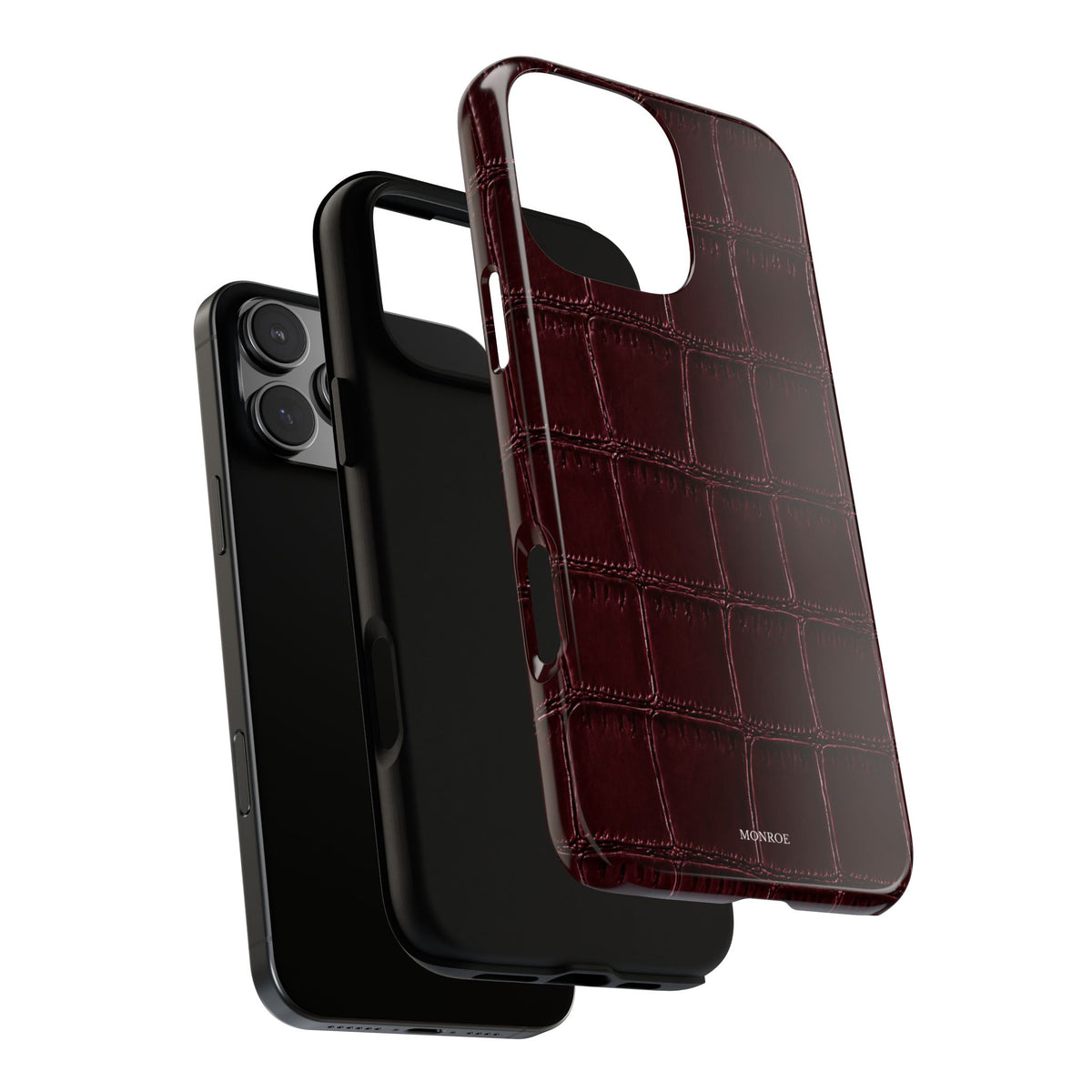 Burgundy Croc Tough Case