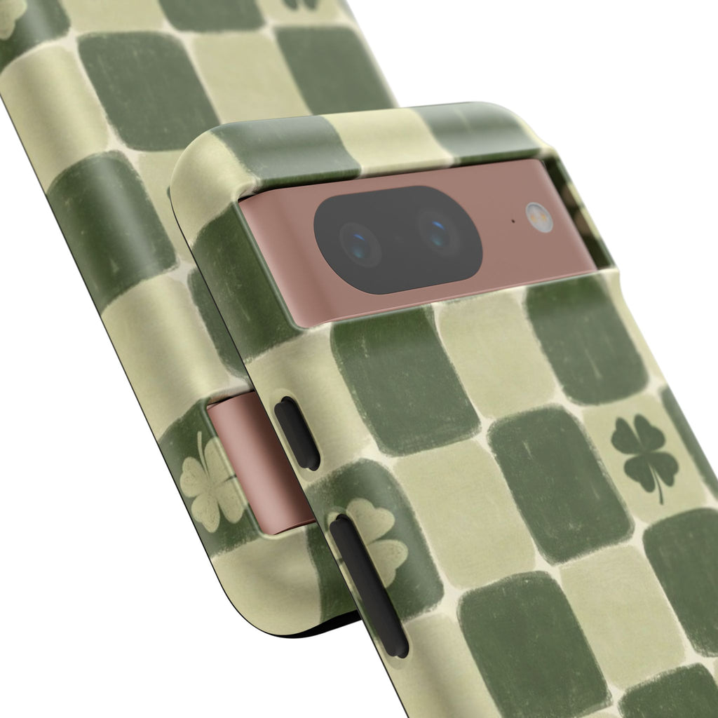 Clover Checker Tough Phone Case