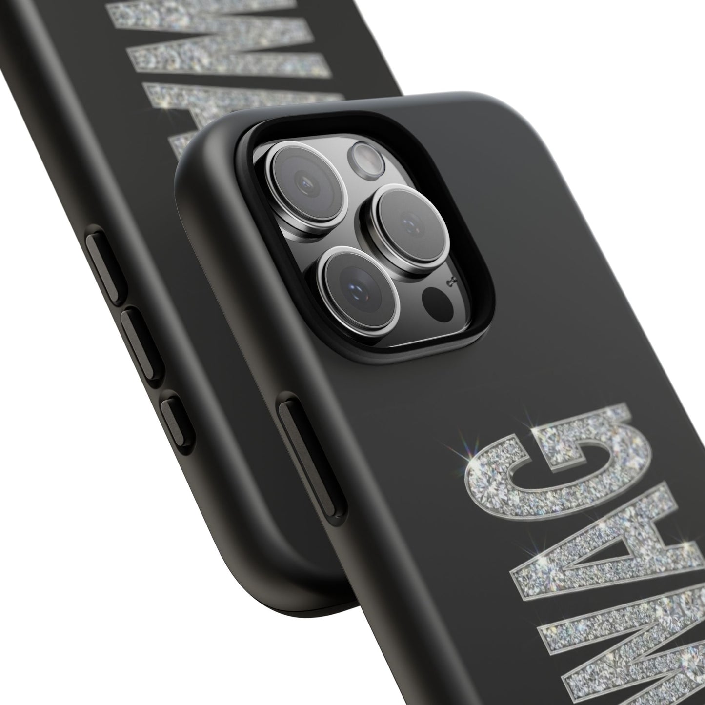 “#SWAG” Black Bling Tough Case