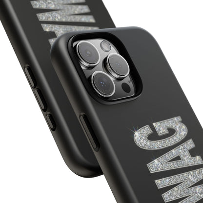 “#SWAG” Black Bling Tough Case