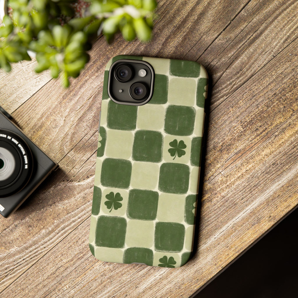 Clover Checker Tough Phone Case