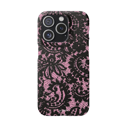 Pink Lace Pattern Case