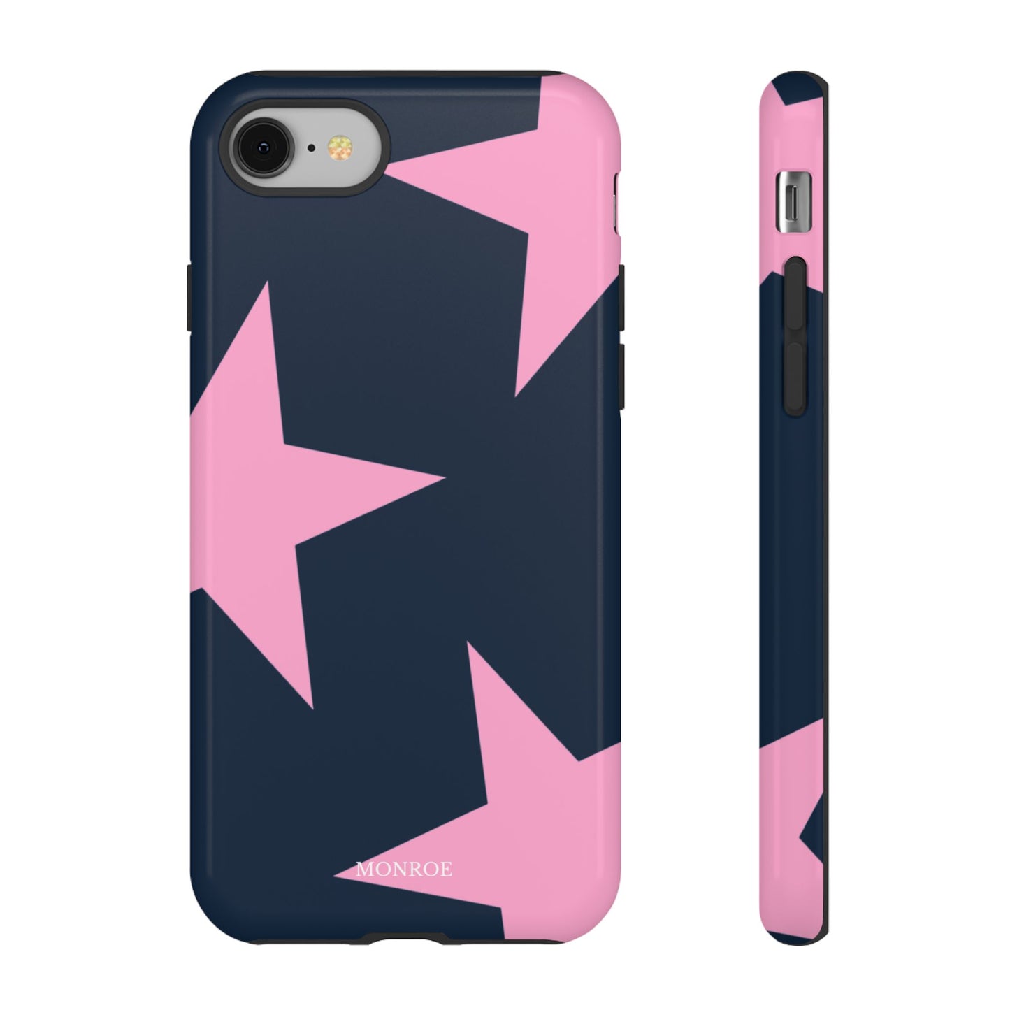 Navy & Pink Star Tough Cover