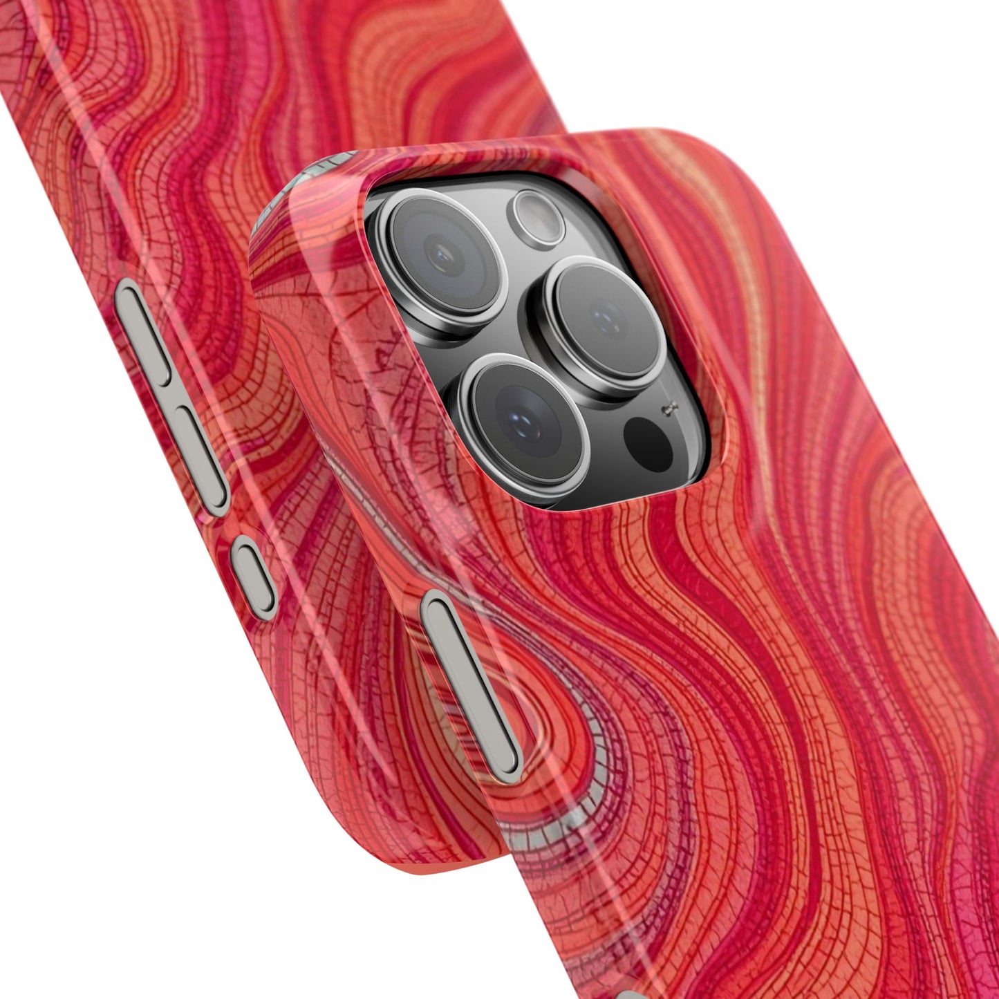 Retro Wavy Red Case