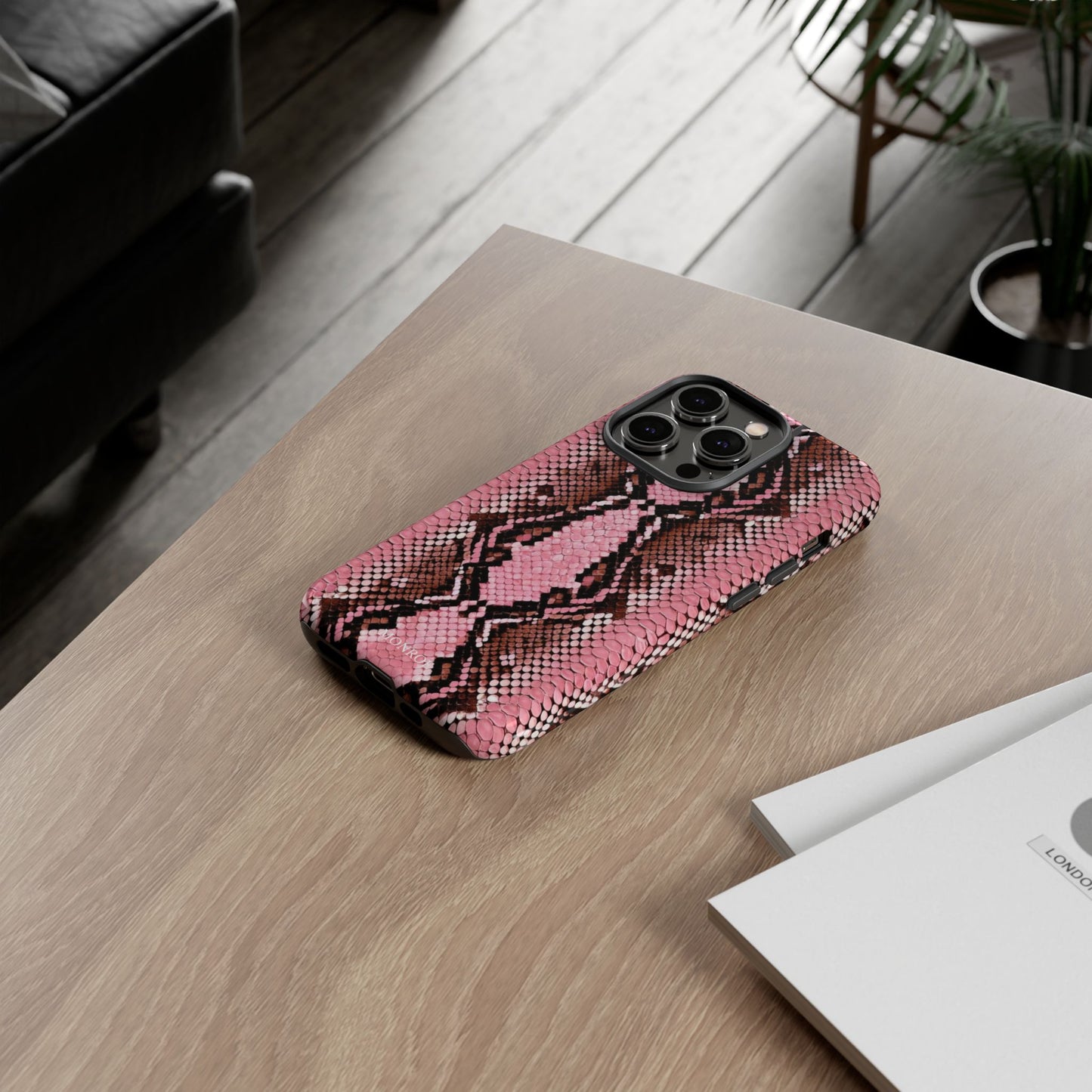 Pink Snake Tough Case