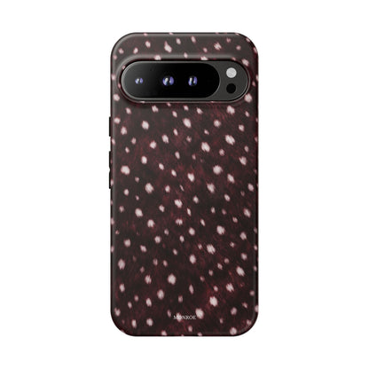 Burgundy Spotted Fur Tough Case