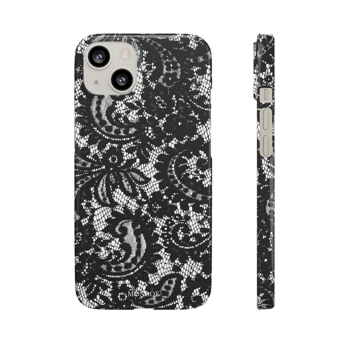 Black Lace Elegant Pattern Case