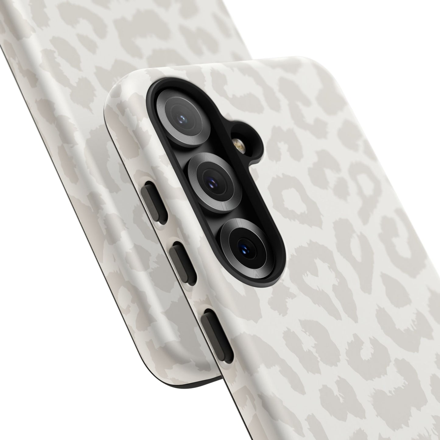 White Leopard Print Tough Case