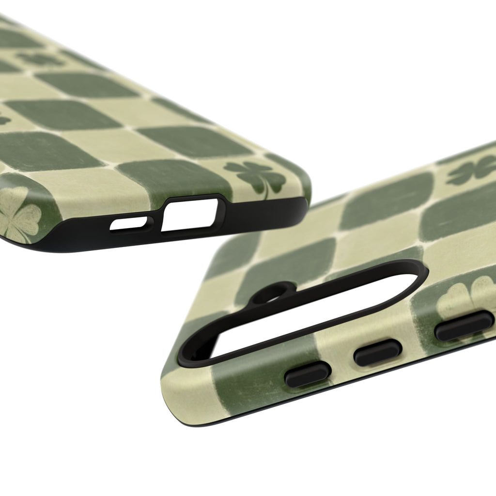 Clover Checker Tough Phone Case