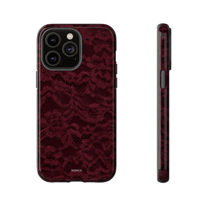 Burgundy Lace Tough Case