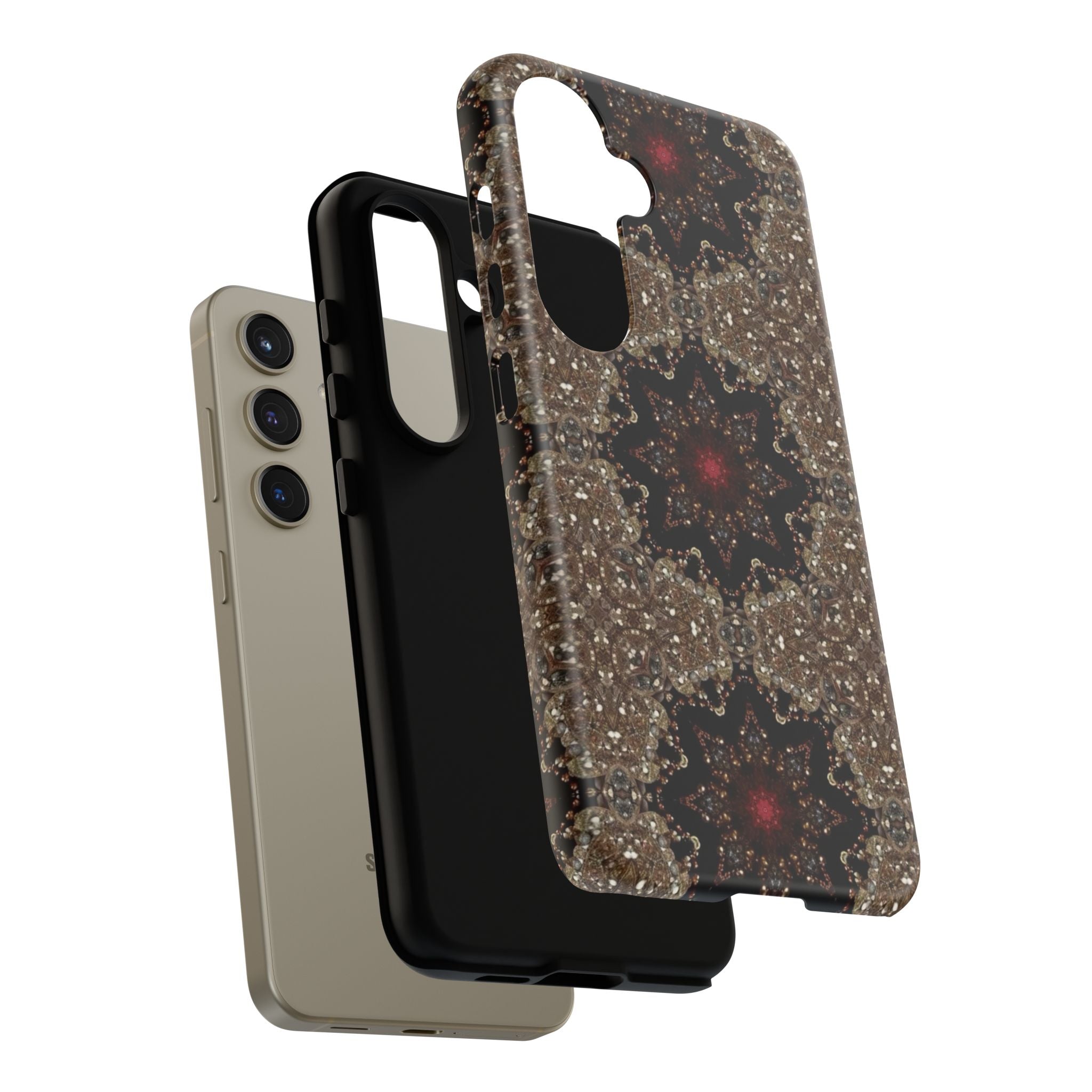 Brown Mandala Tough Protective Case
