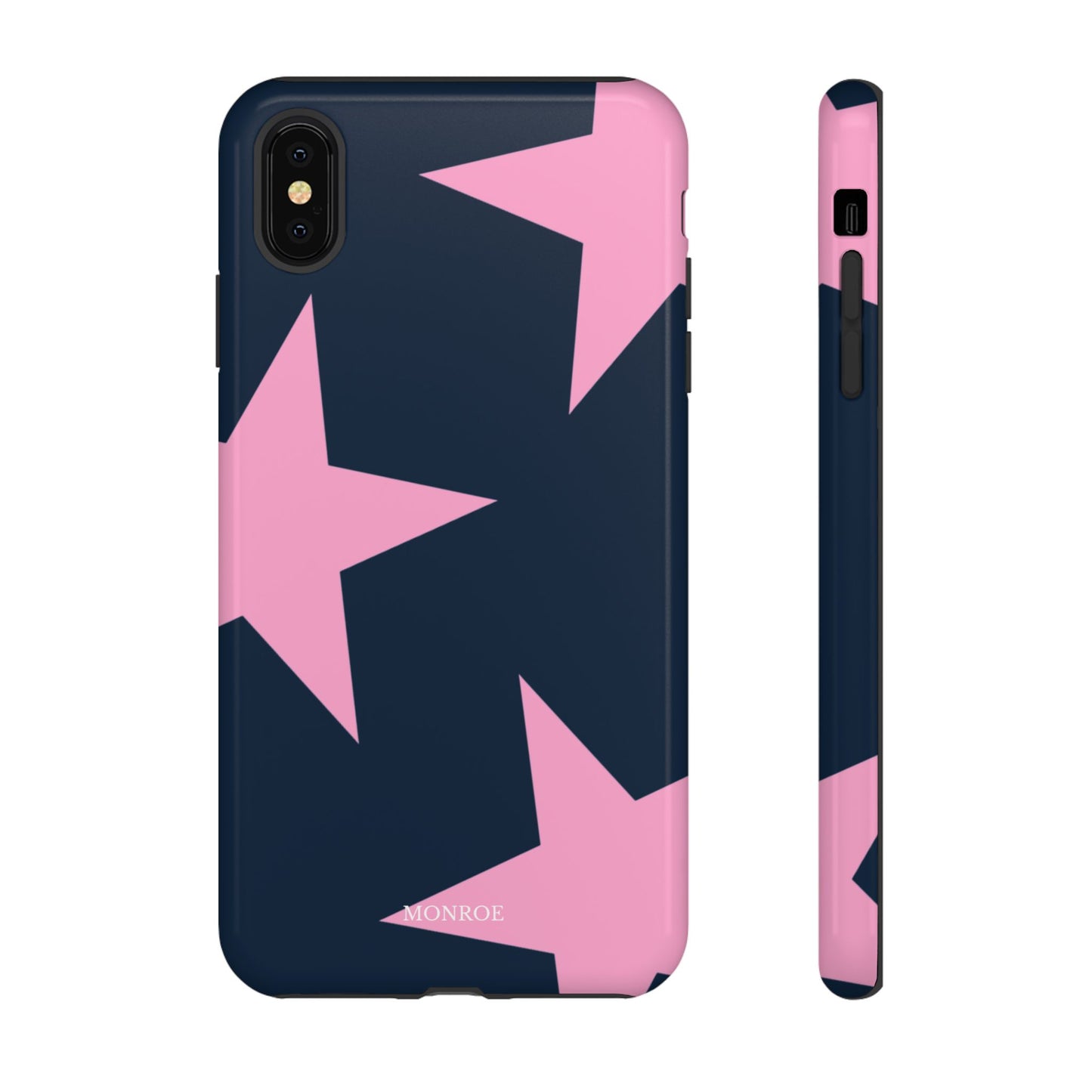 Navy & Pink Star Tough Cover