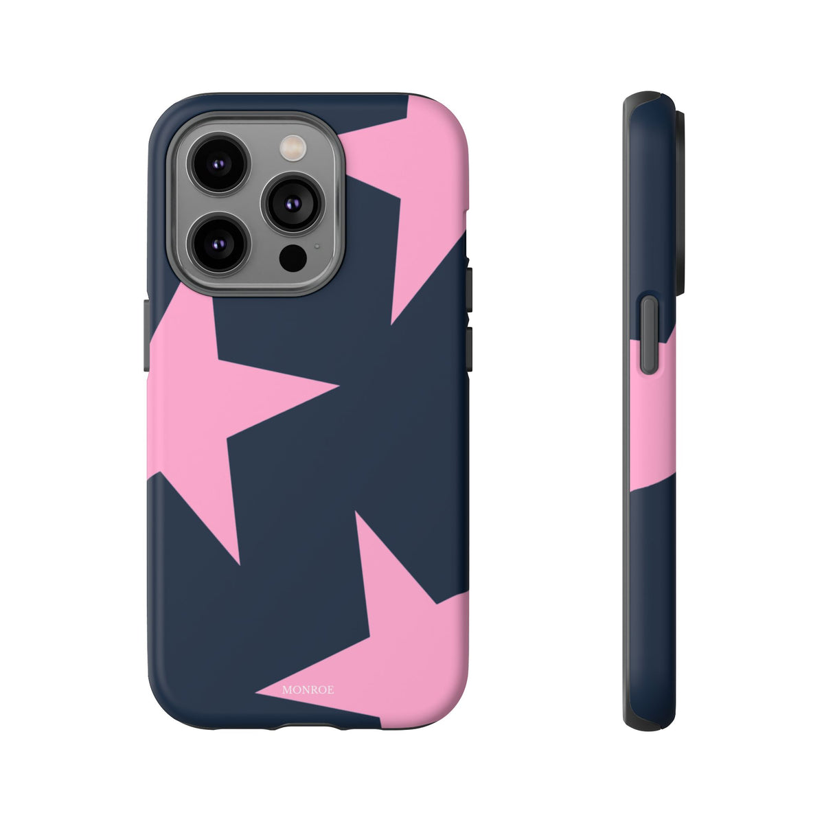 Navy & Pink Star Tough Cover