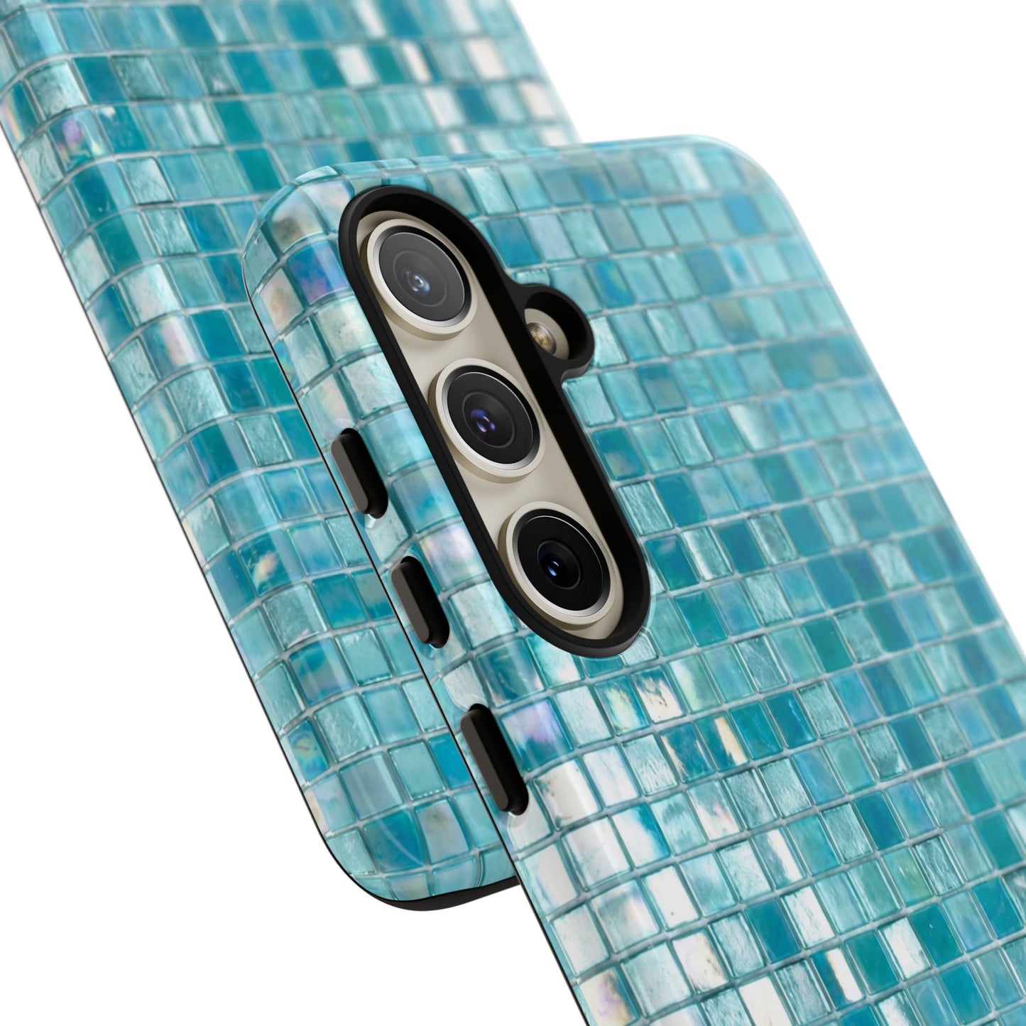 Hot Blue Mosaic Tile Tough Case