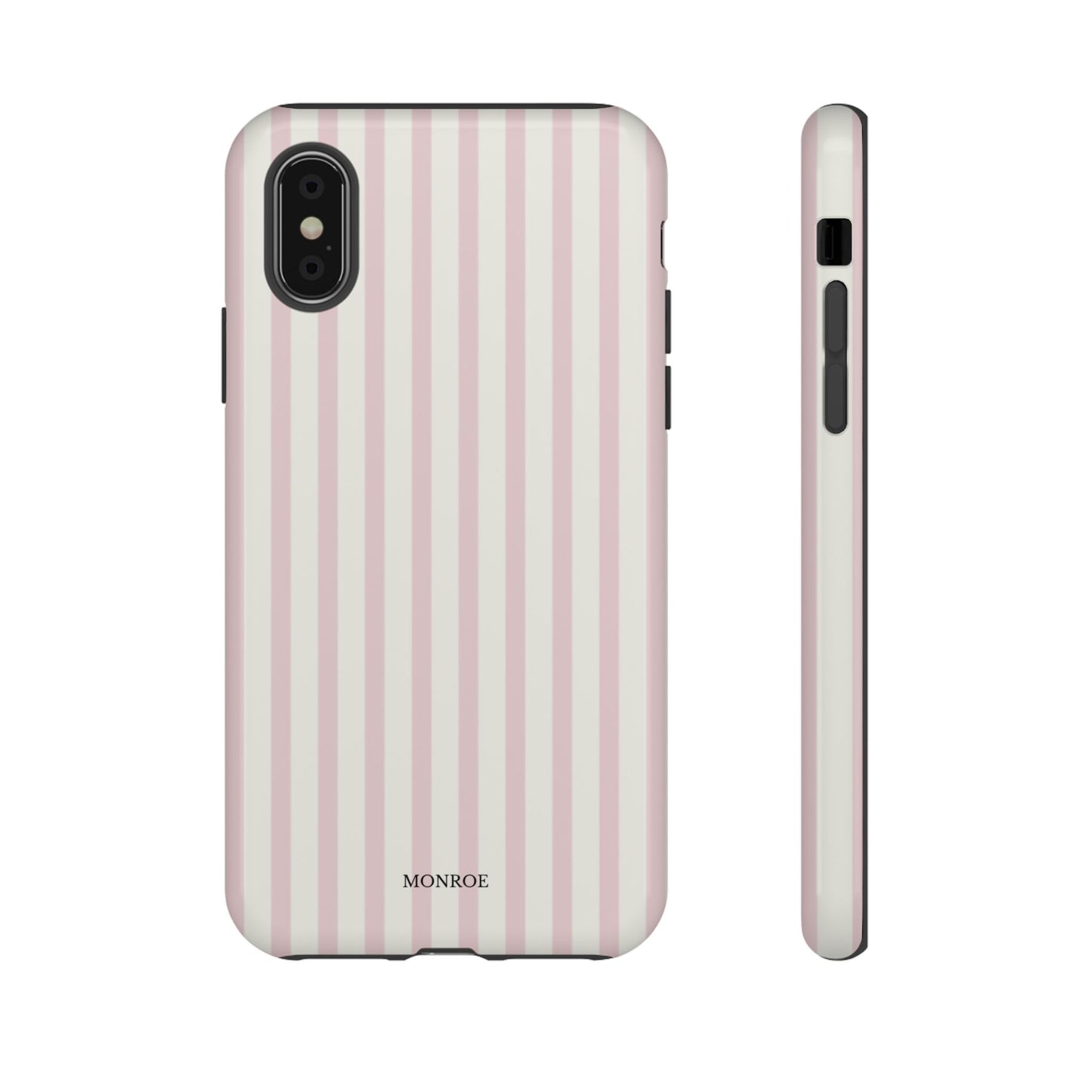 Light Pink Stripe Tough Phone Case