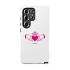 Pink Irish Claddagh Symbol Tough Phone Case