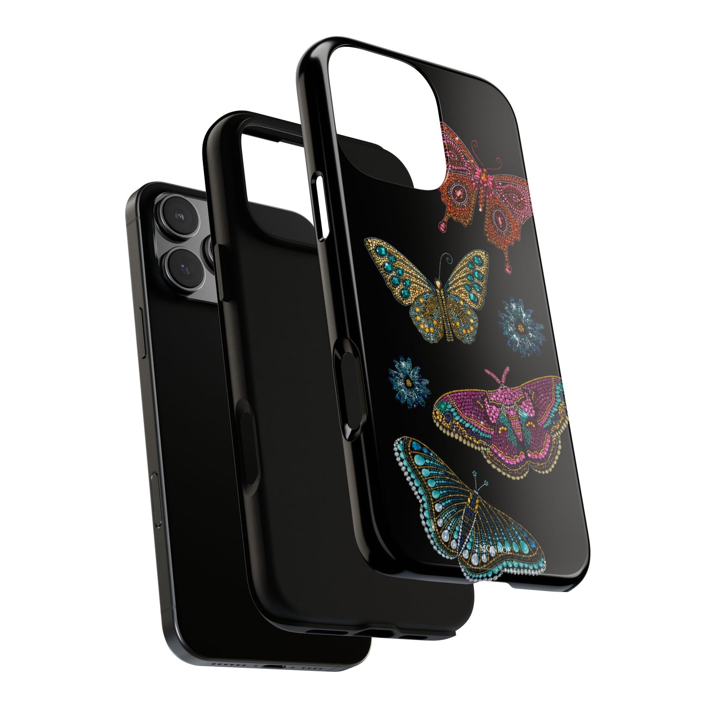 Butterfly Beaded Tough Case