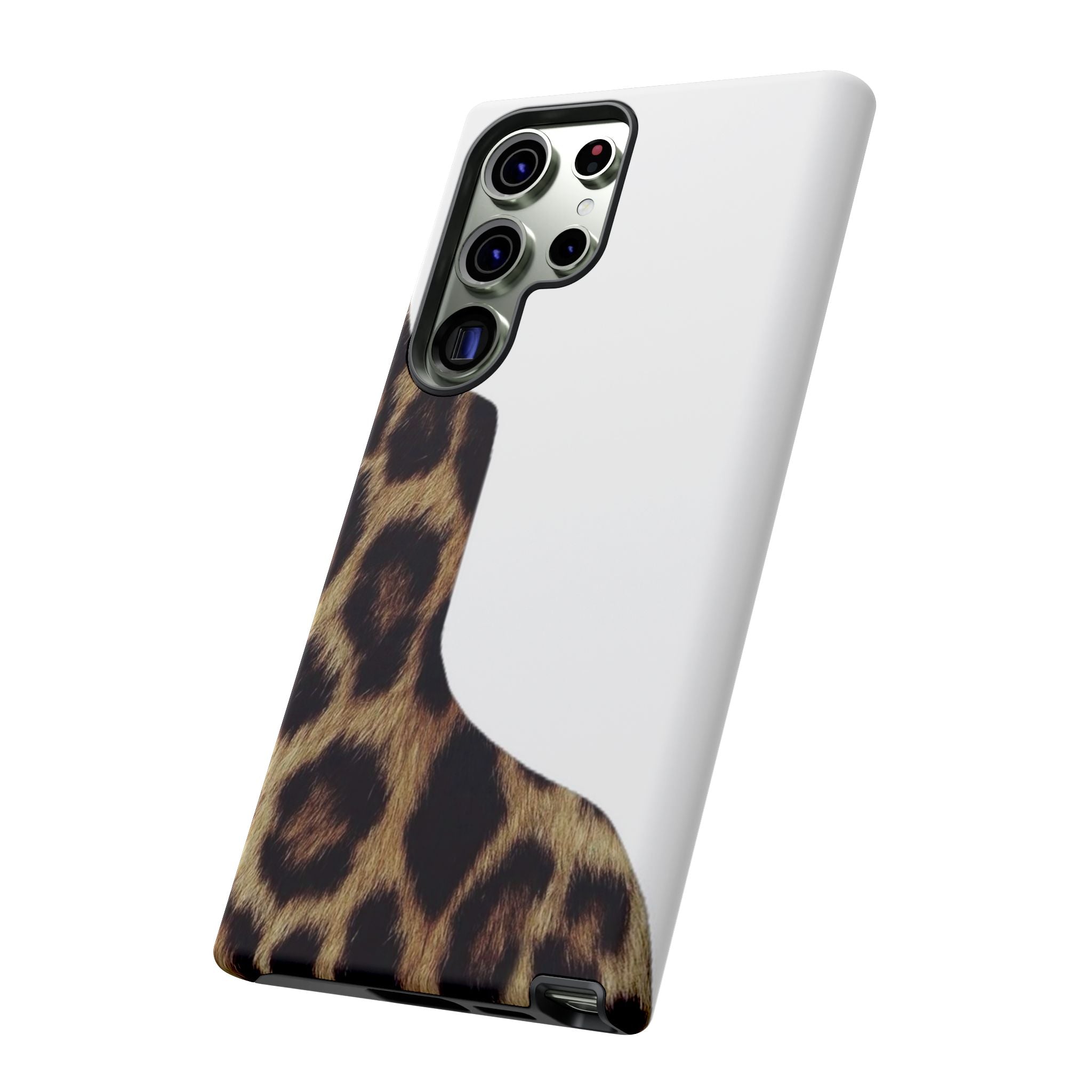 Half Cheetah Print Phone Case