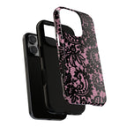 Pink Lace Pattern Tough Phone Case