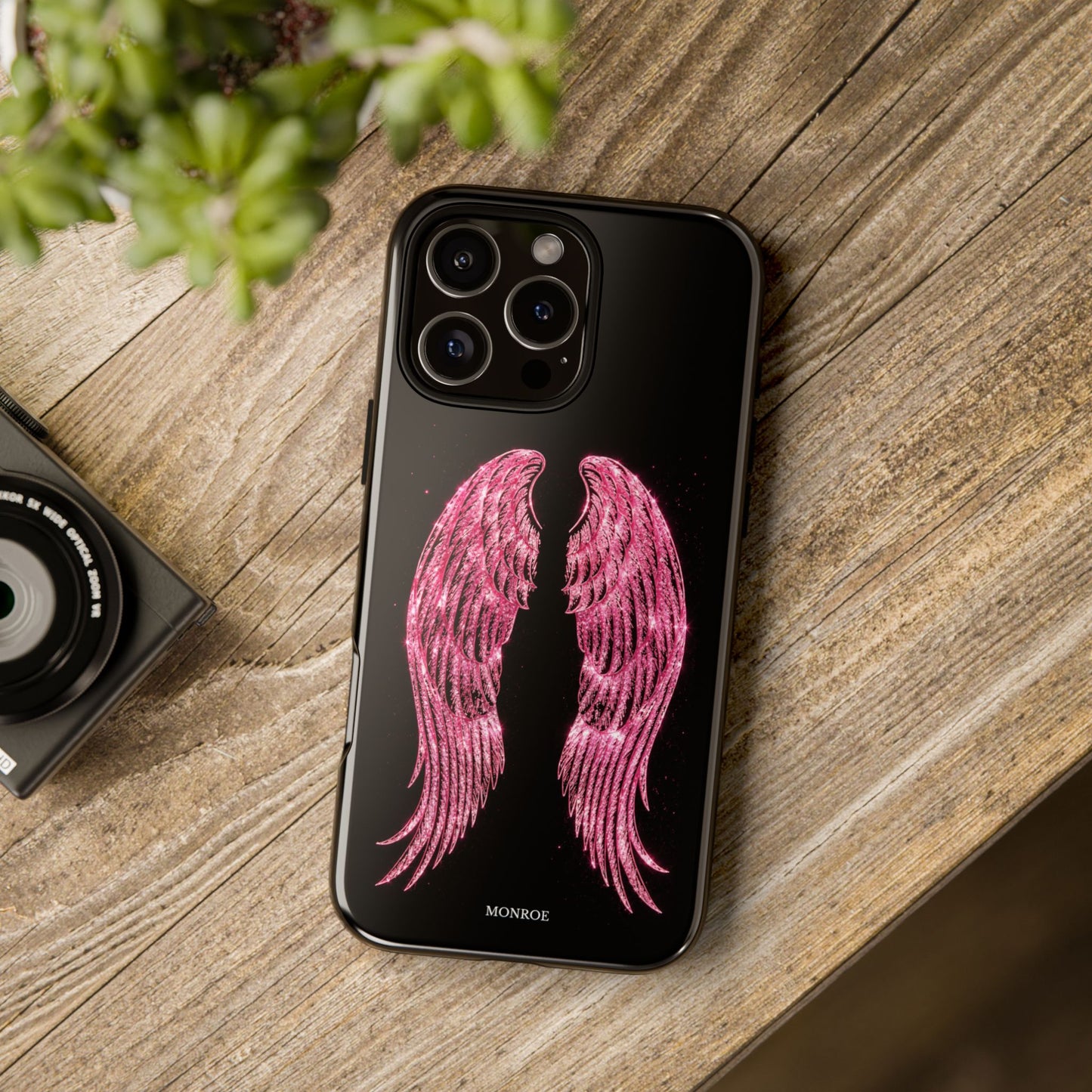 Pink Glitter Angel Tough Case
