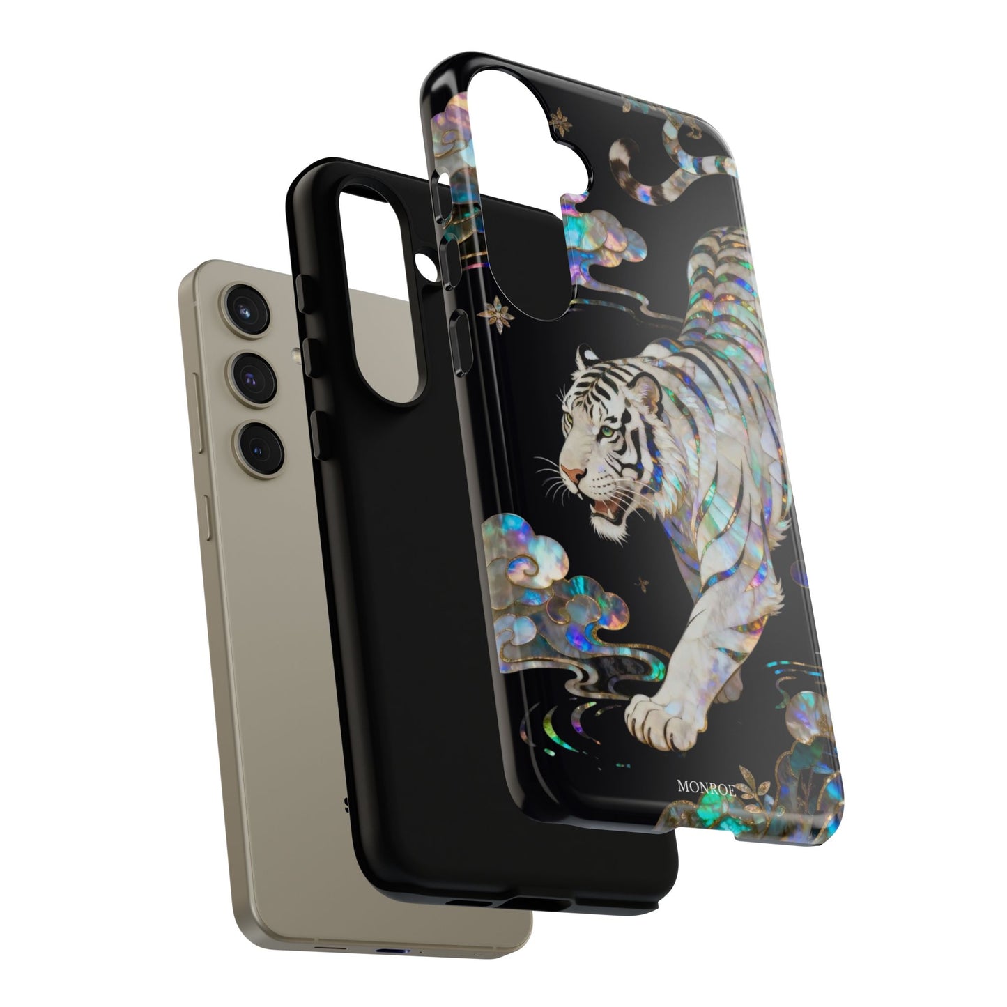 Iridescent White Tiger Tough Case