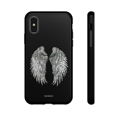 Silver Wings Black Tough Case