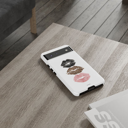 Leopard Glam Lip Tough Case