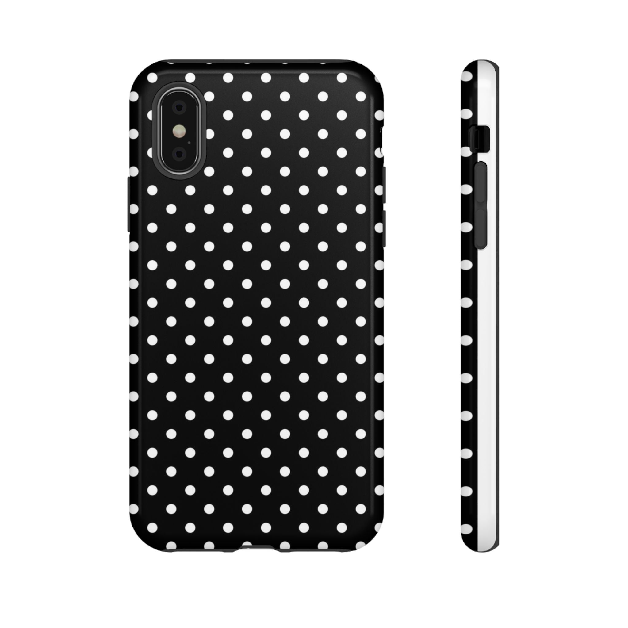 Black Polka Dot Phone Case