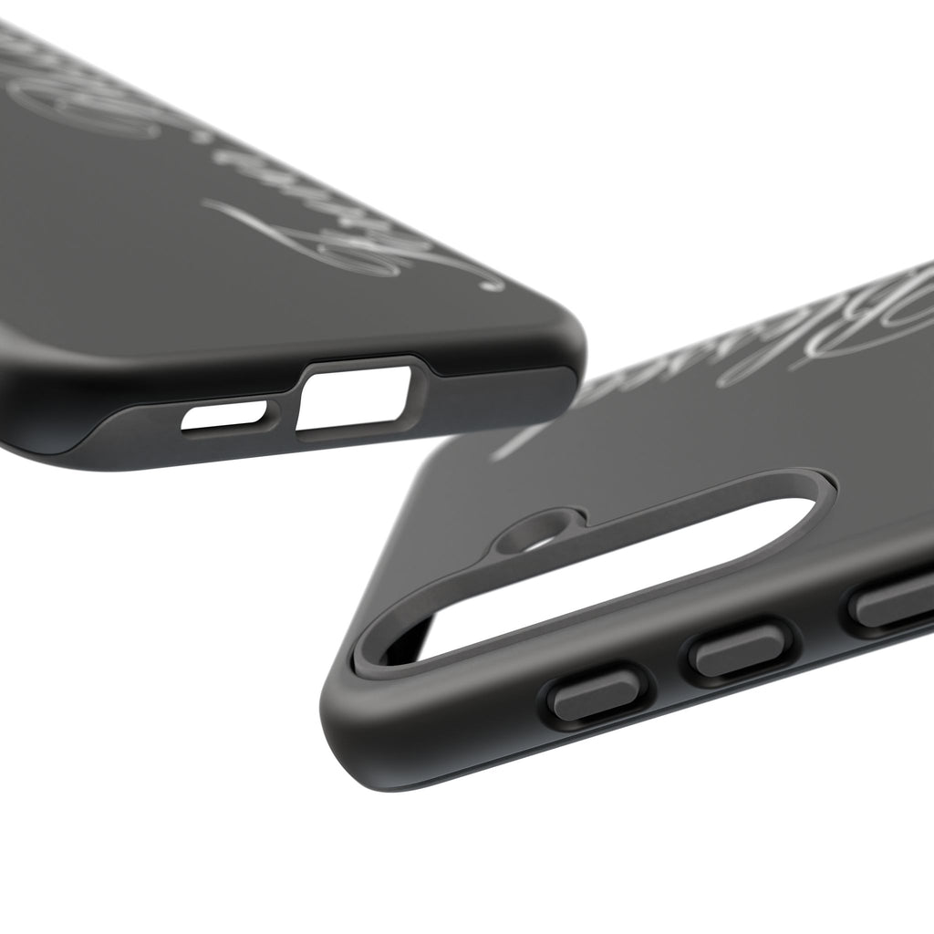 "Forever Blessed" Black Phone Cover