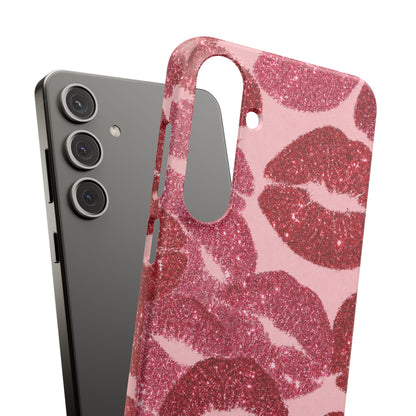 Pink Glitter Kiss Case