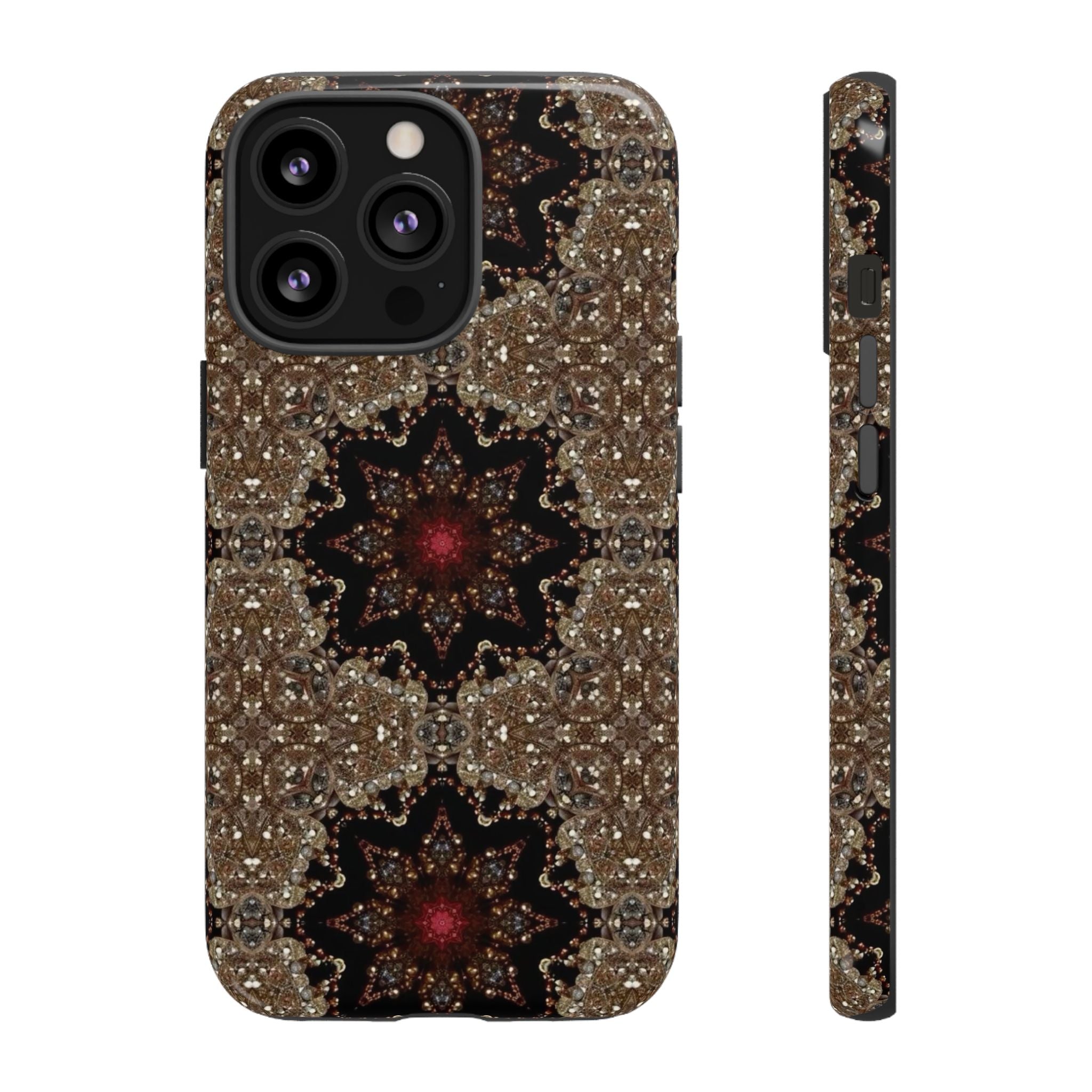Brown Mandala Tough Protective Case