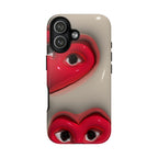 3D Hearts Phone Case