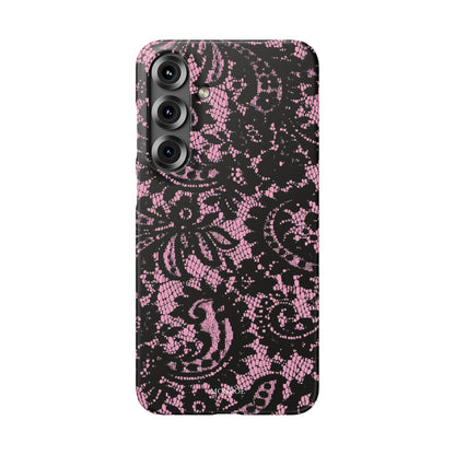 Pink Lace Pattern Case