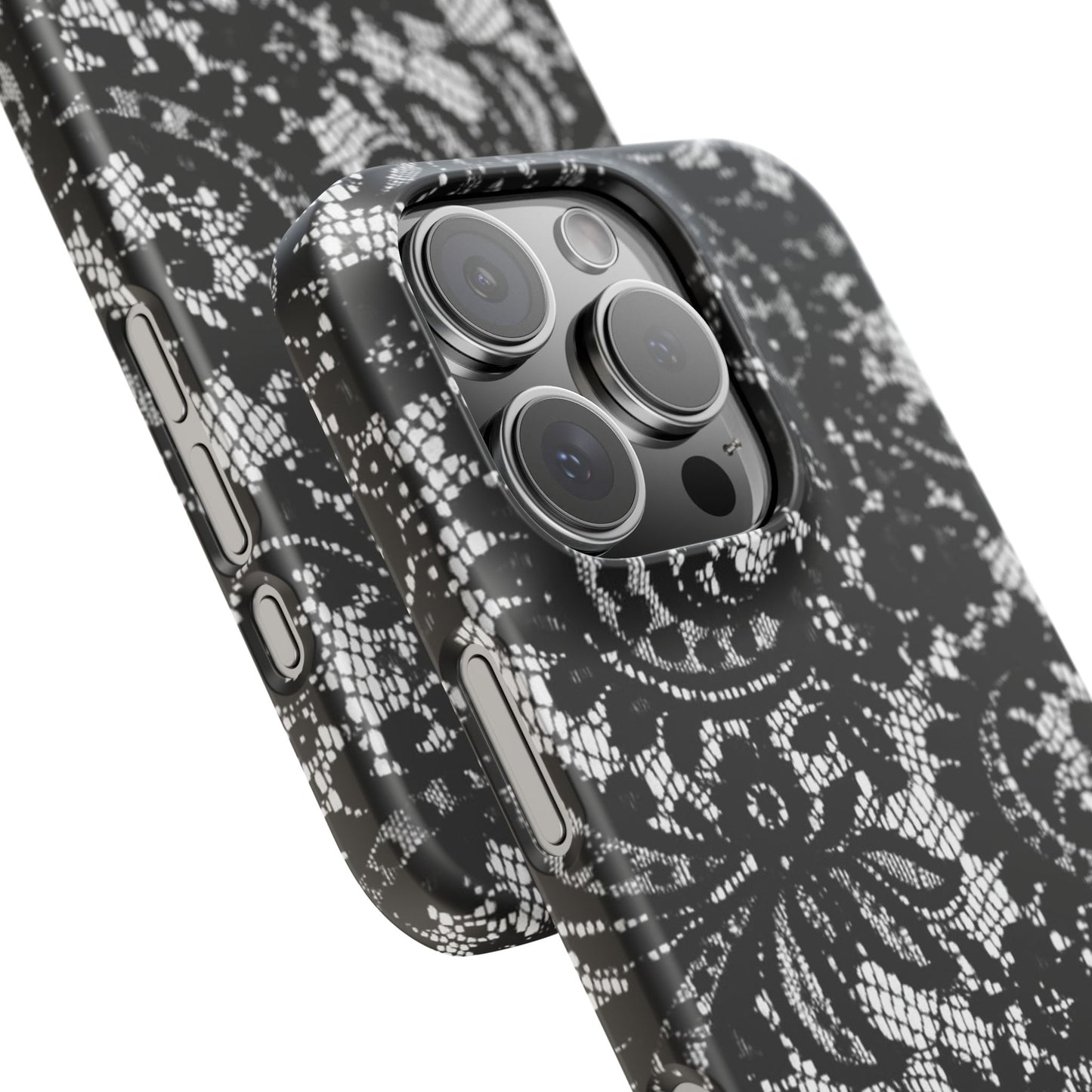 Black Lace Elegant Pattern Case