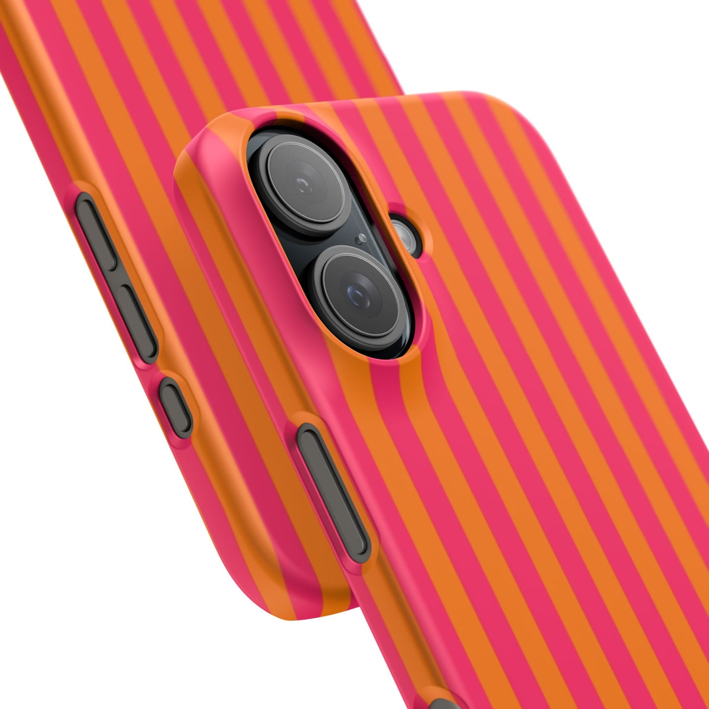 Striped Orange & Pink Case