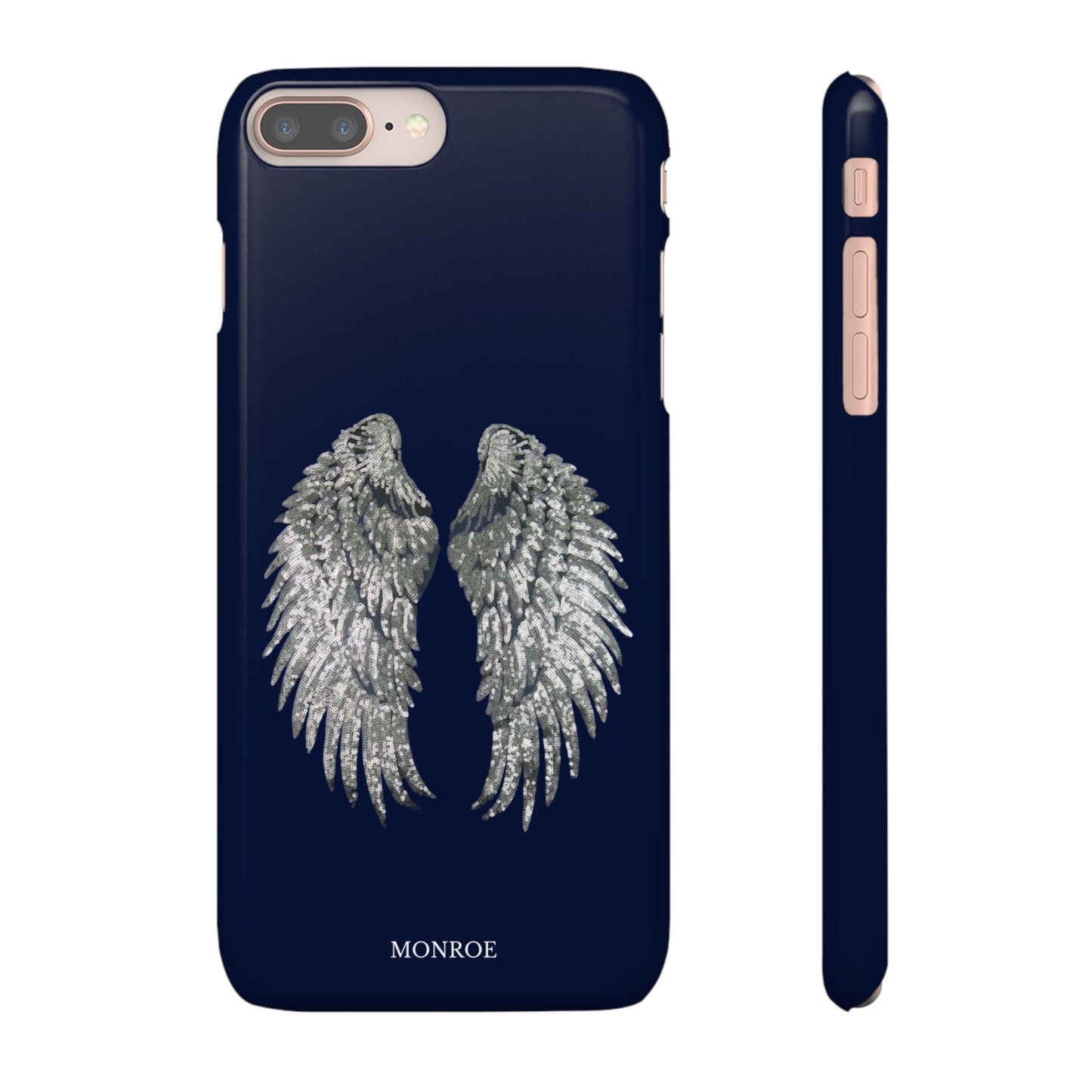 Navy Angel Wings Case