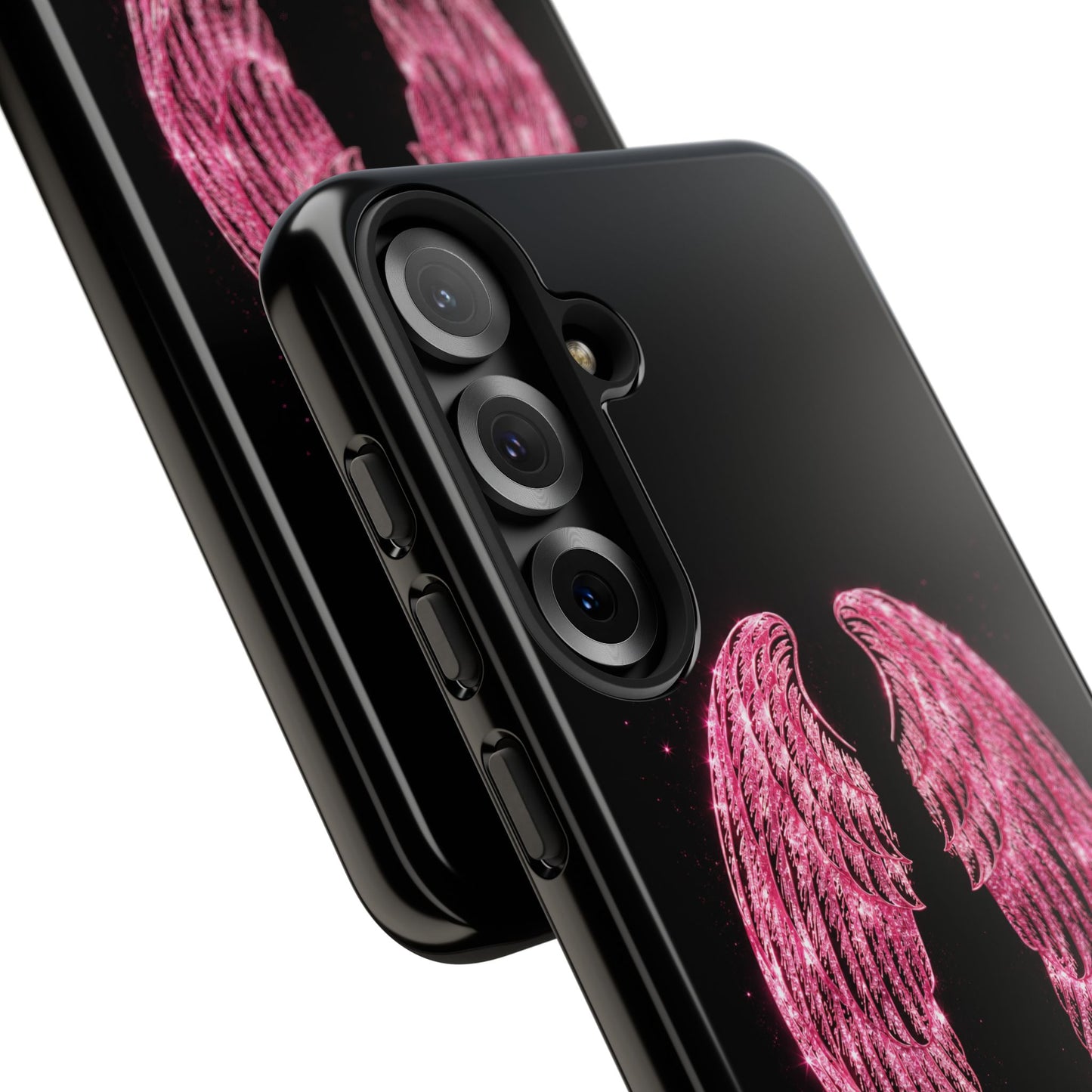 Pink Glitter Angel Tough Case