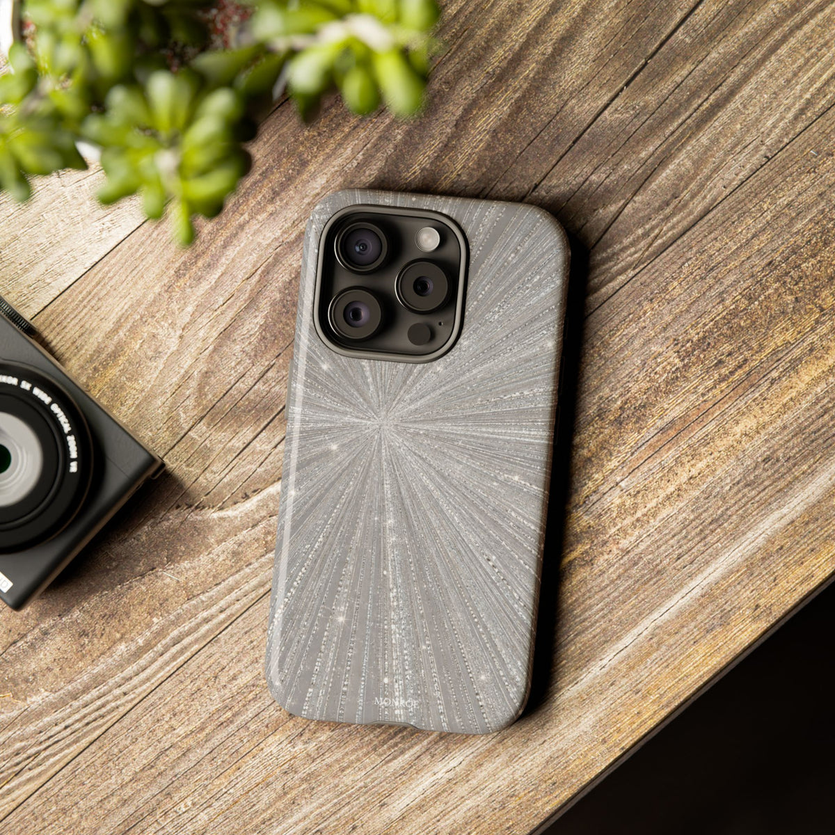 Sparkling Silver Burst Tough Case