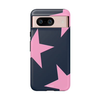 Navy & Pink Star Tough Cover