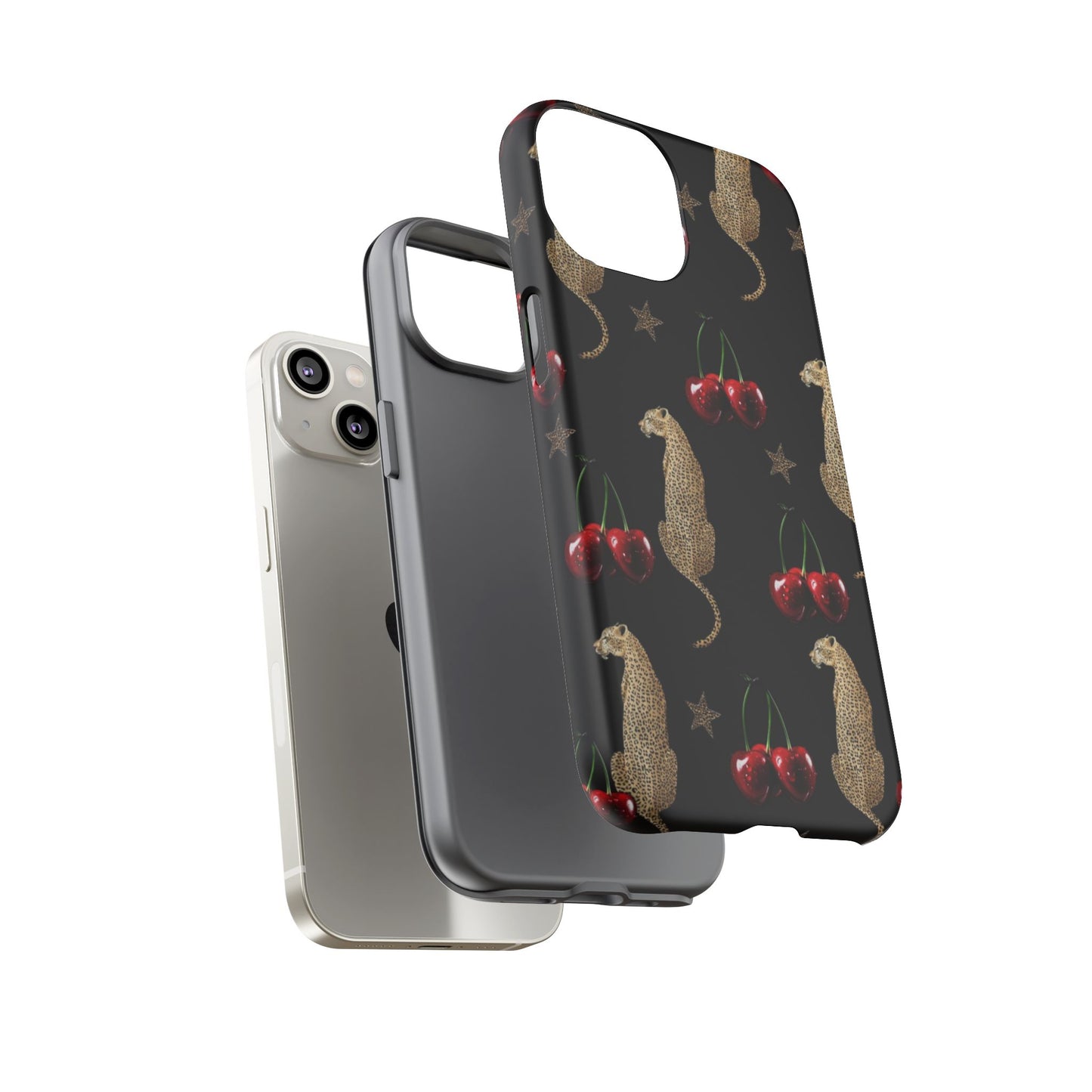 Leopard & Cherry Tough Case