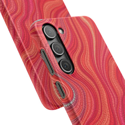 Retro Wavy Red Case