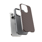 Brown Polka Phone Case