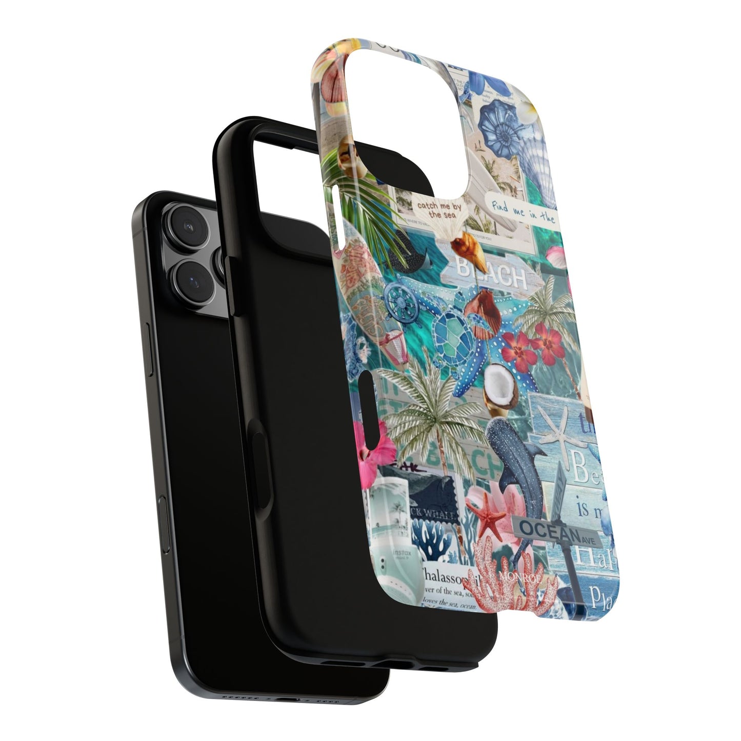 Tropical Beach Collage Tough Case
